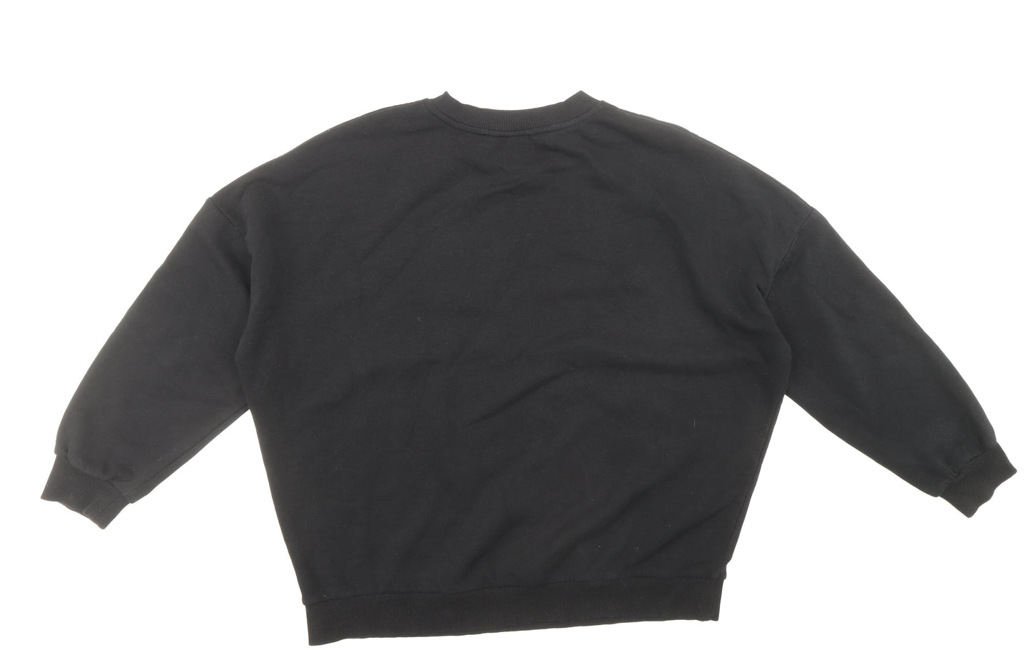 George Womens Black Cotton Pullover Sweatshirt Size L Pullover - Bling