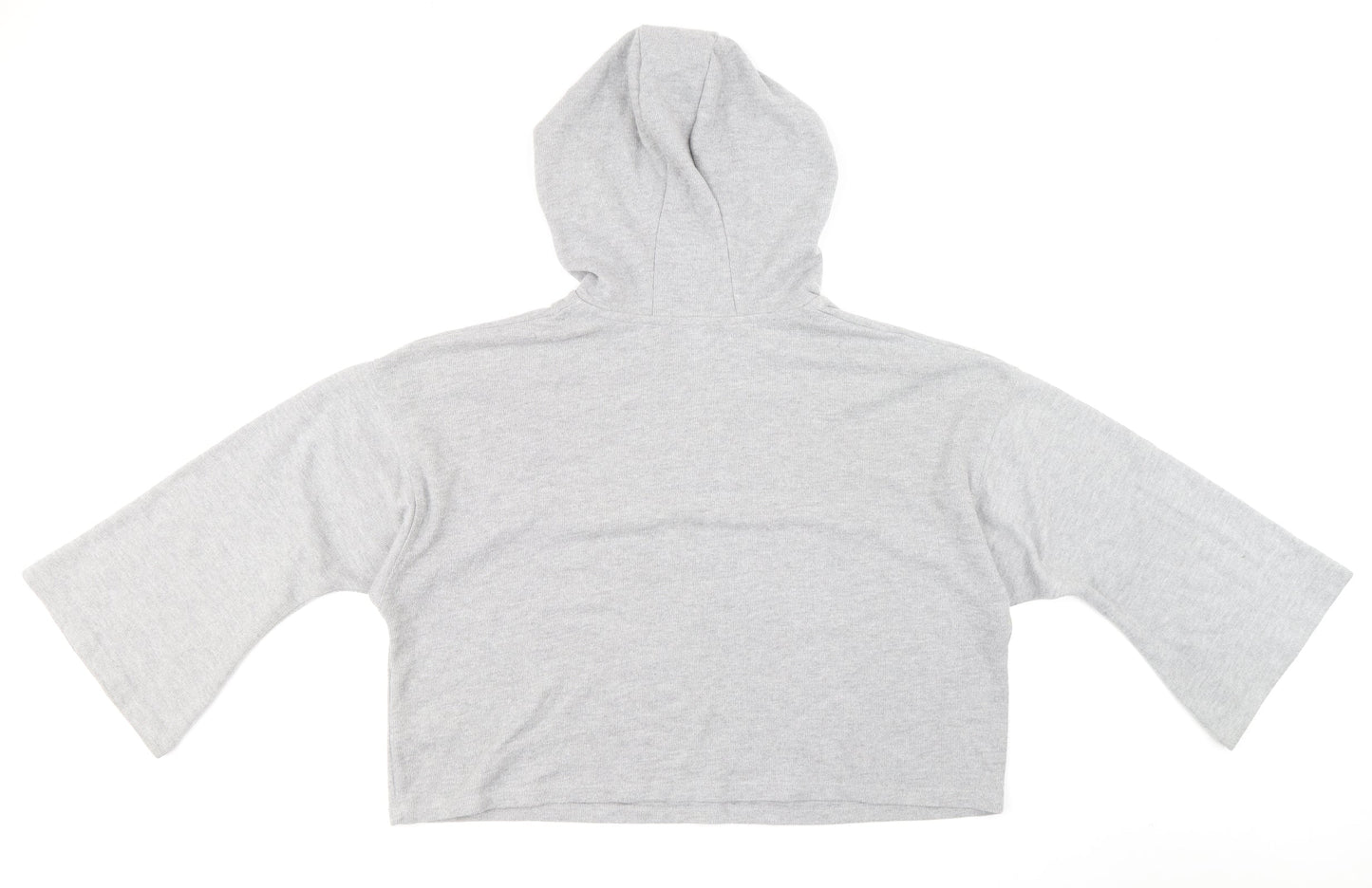 Primark Womens Grey Polyester Pullover Hoodie Size S Pullover