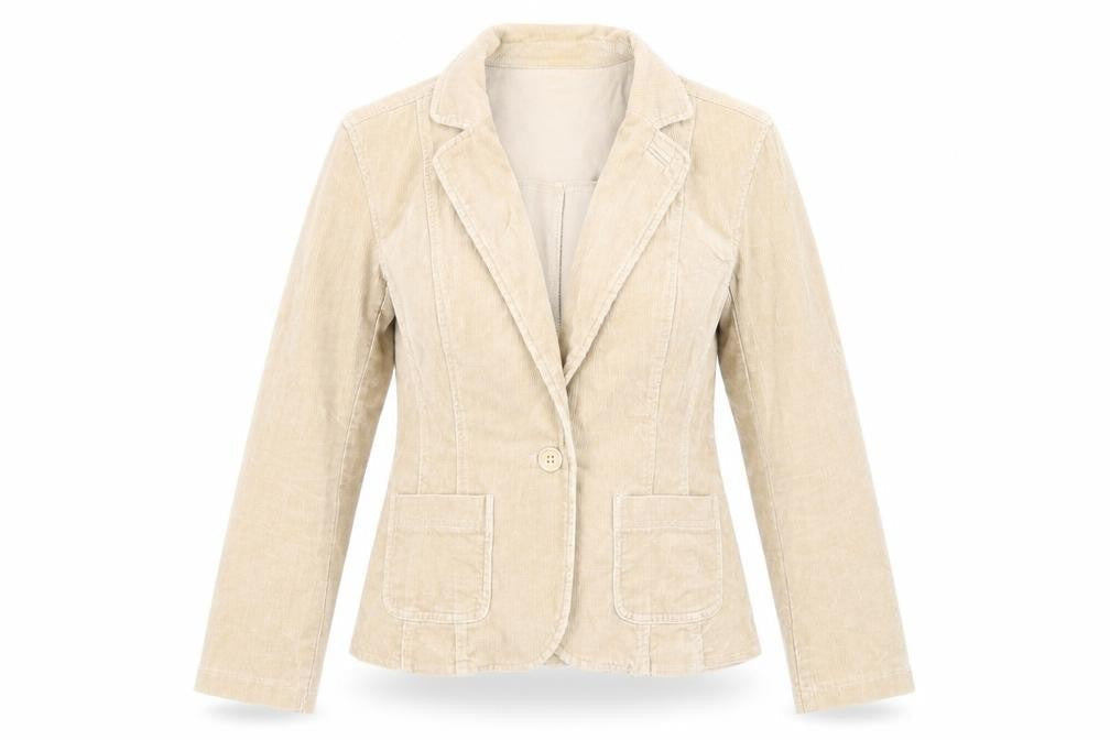 Dorothy Perkins Womens Beige Jacket Blazer Size 8 Button