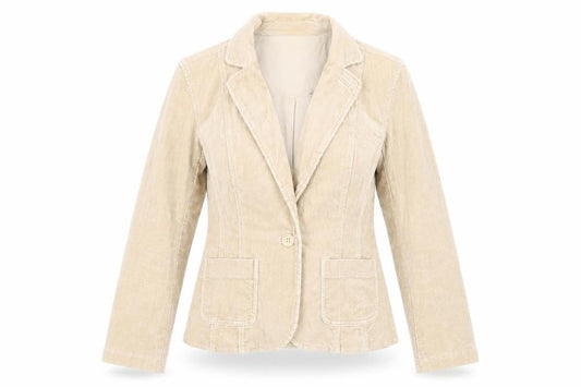 Dorothy Perkins Womens Beige Jacket Blazer Size 8 Button
