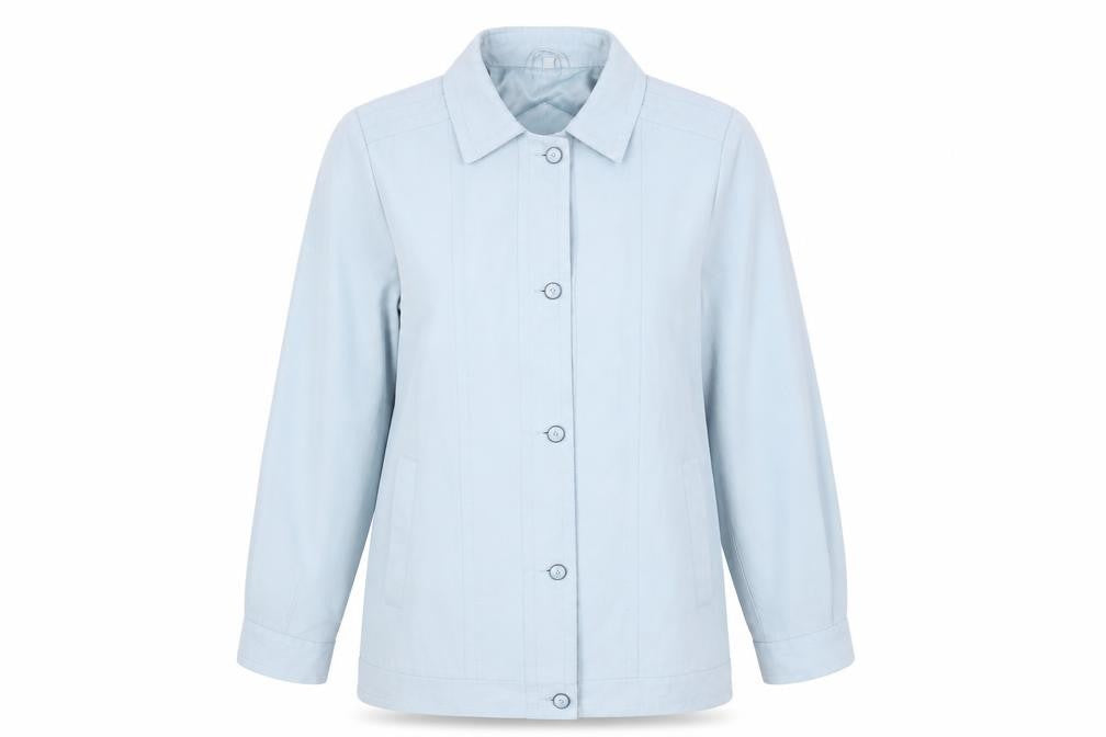 Unique Creation Womens Blue Jacket Size 12 Button