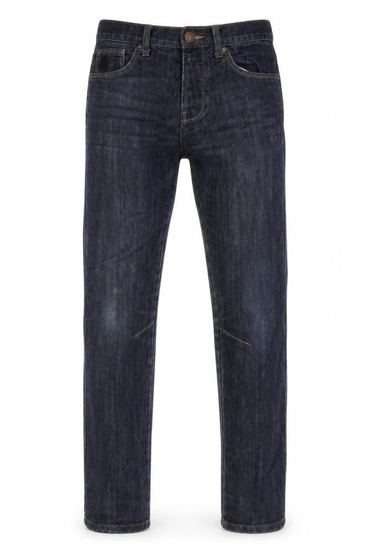 D.Co Certified Mens Blue Cotton Straight Jeans Size 28 in L32 in Slim Button