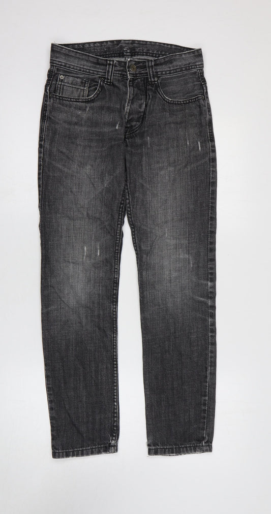 Preworn Womens Black Cotton Skinny Jeans Size 28 in L27 in Regular Zip