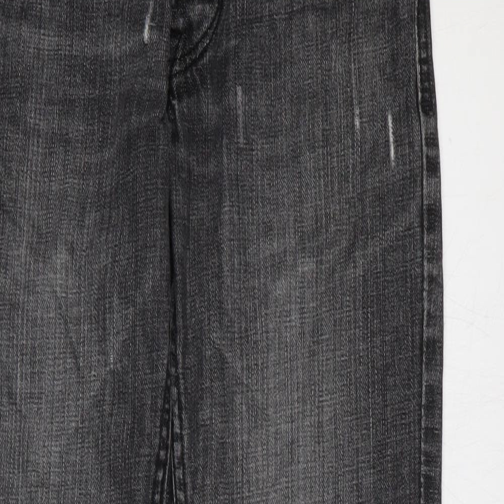Preworn Womens Black Cotton Skinny Jeans Size 28 in L27 in Regular Zip