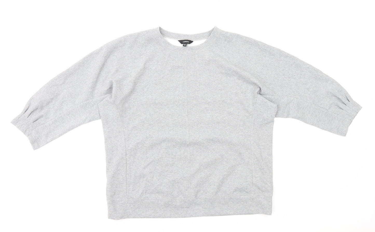 capsule Womens Grey Polyester Pullover Sweatshirt Size 14 Pullover