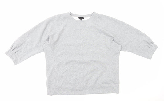 capsule Womens Grey Polyester Pullover Sweatshirt Size 14 Pullover
