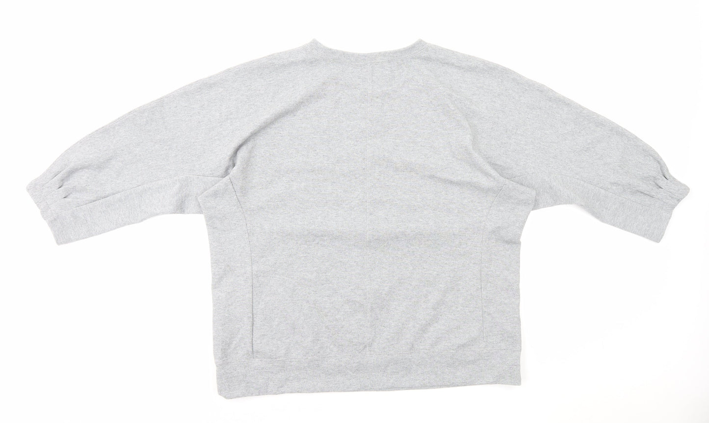 capsule Womens Grey Polyester Pullover Sweatshirt Size 14 Pullover