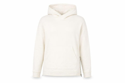 Underated Womens Ivory Cotton Pullover Hoodie Size L Pullover