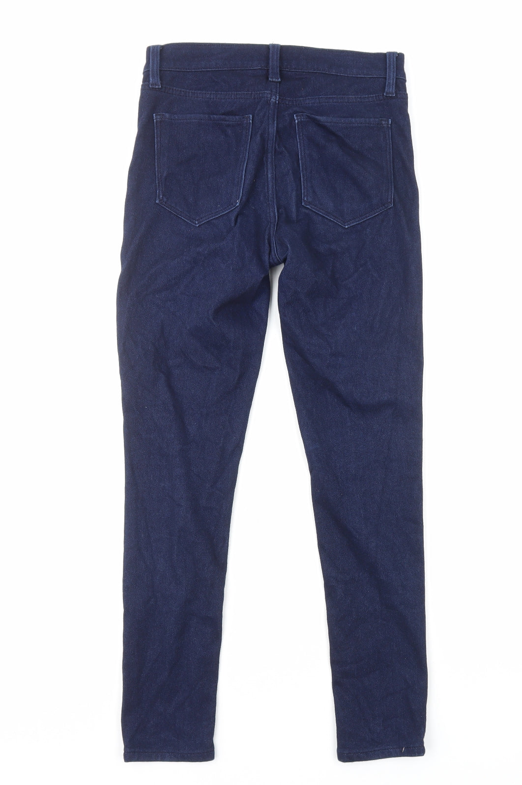 Gap Womens Blue Cotton Straight Jeans Size 6 L27 in Regular Zip