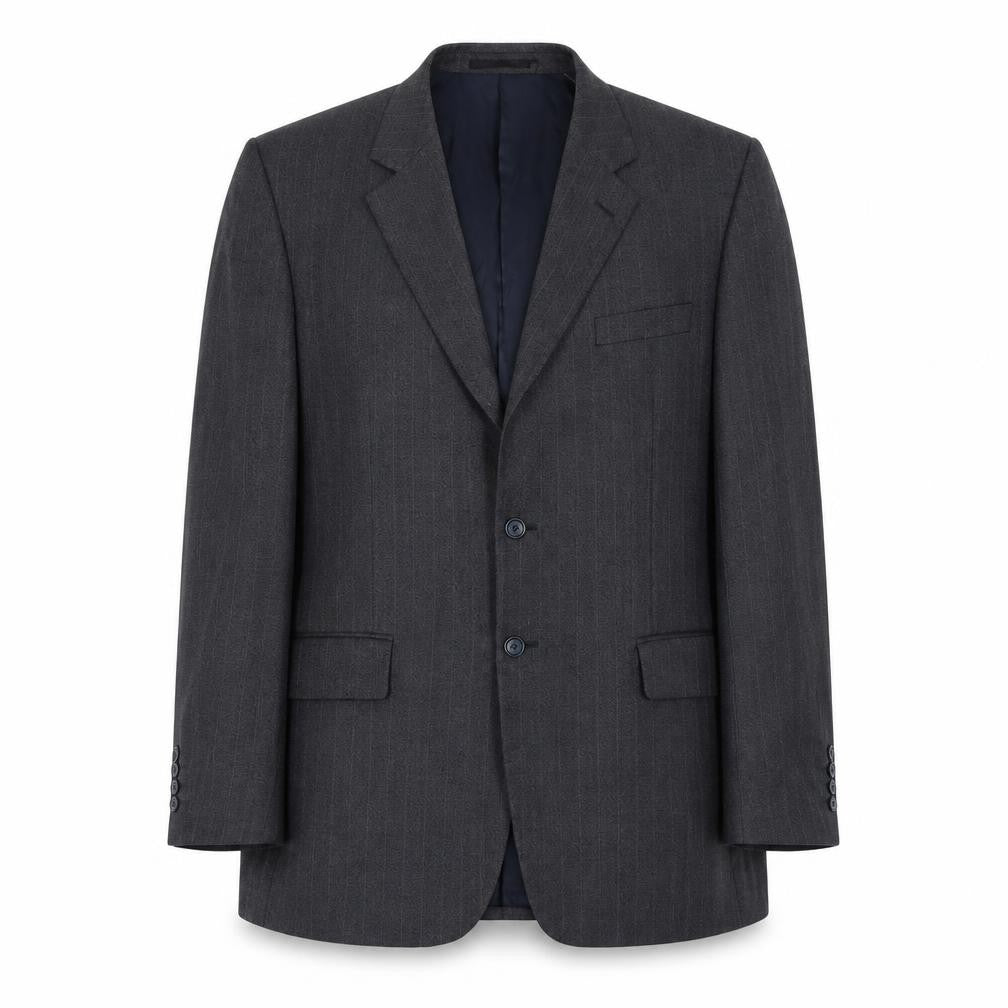 Brook Taverner Mens Grey Polyester Jacket Suit Jacket Size 42