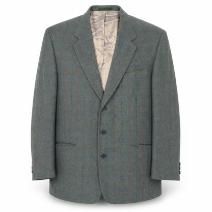 NICO Mens Blue Check Viscose Jacket Suit Jacket Size 44