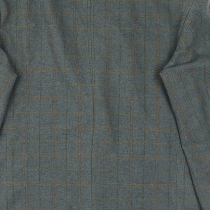 NICO Mens Blue Check Viscose Jacket Suit Jacket Size 44