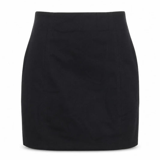 RESERVED Womens Black Polyester Mini Skirt Size 6 Zip