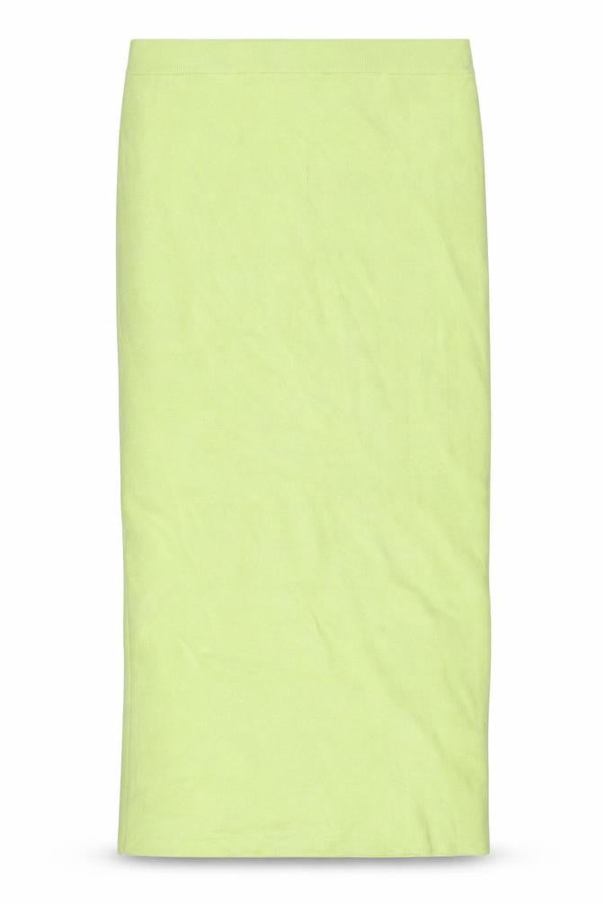 Zara Womens Green Viscose Straight & Pencil Skirt Size S
