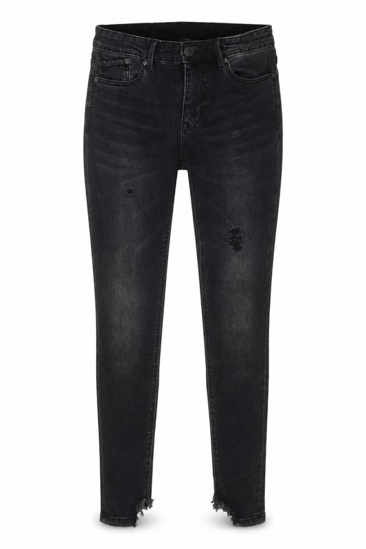 Stradivarius Womens Black Cotton Skinny Jeans Size 6 L28 in Regular Zip