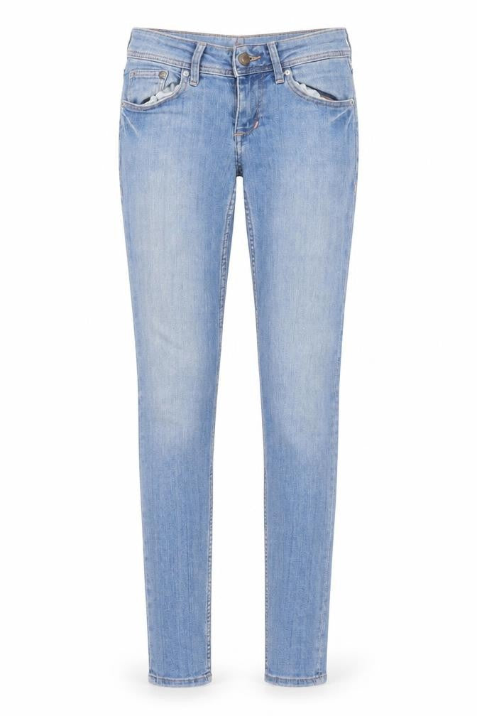 H&M Womens Blue Cotton Skinny Jeans Size 26 in L30 in Regular Button