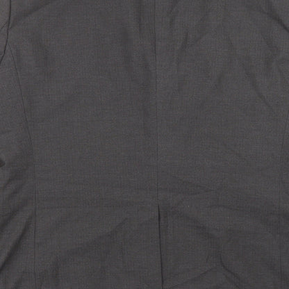Next Mens Grey Polyester Jacket Suit Jacket Size 44