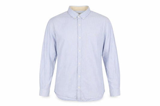 Next Mens Multicoloured Striped Cotton Button-Up Size L Collared Button