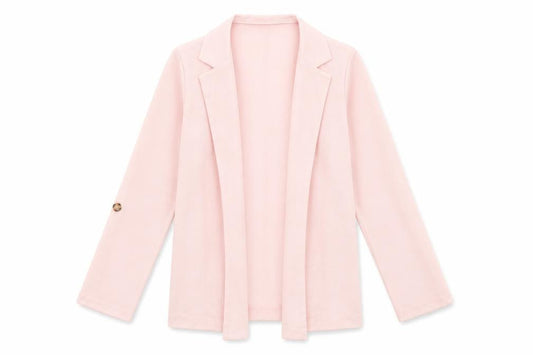 Select Womens Pink V-Neck Polyester Cardigan Jumper Size 10