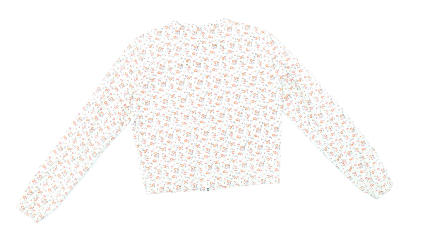 ICHI Womens Multicoloured Floral Jacket Size XS Zip