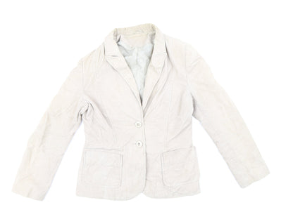 Topshop Womens Beige Jacket Blazer Size 14 Button