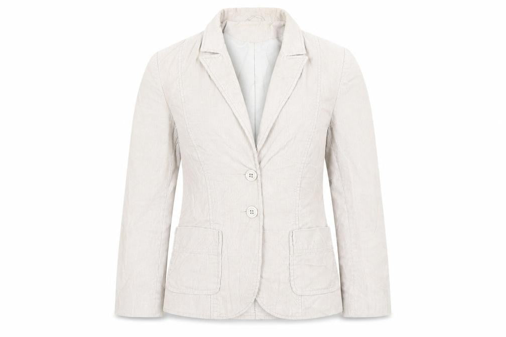 Topshop Womens Beige Jacket Blazer Size 14 Button