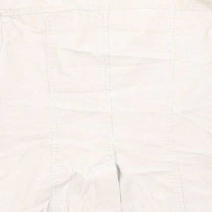 Topshop Womens Beige Jacket Blazer Size 14 Button