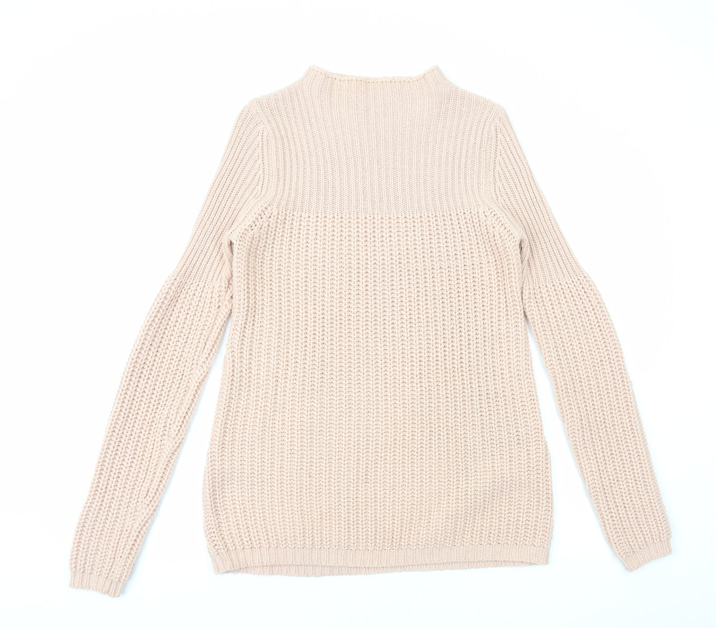 Fashion Union Womens Pink Round Neck Acrylic Pullover Jumper Size 10