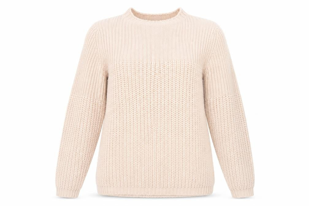 Fashion Union Womens Pink Round Neck Acrylic Pullover Jumper Size 10
