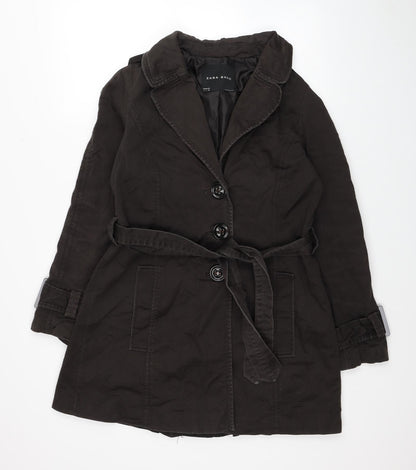 Zara Womens Brown Jacket Size L Button