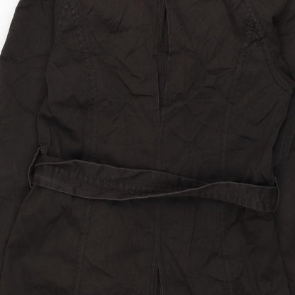Zara Womens Brown Jacket Size L Button