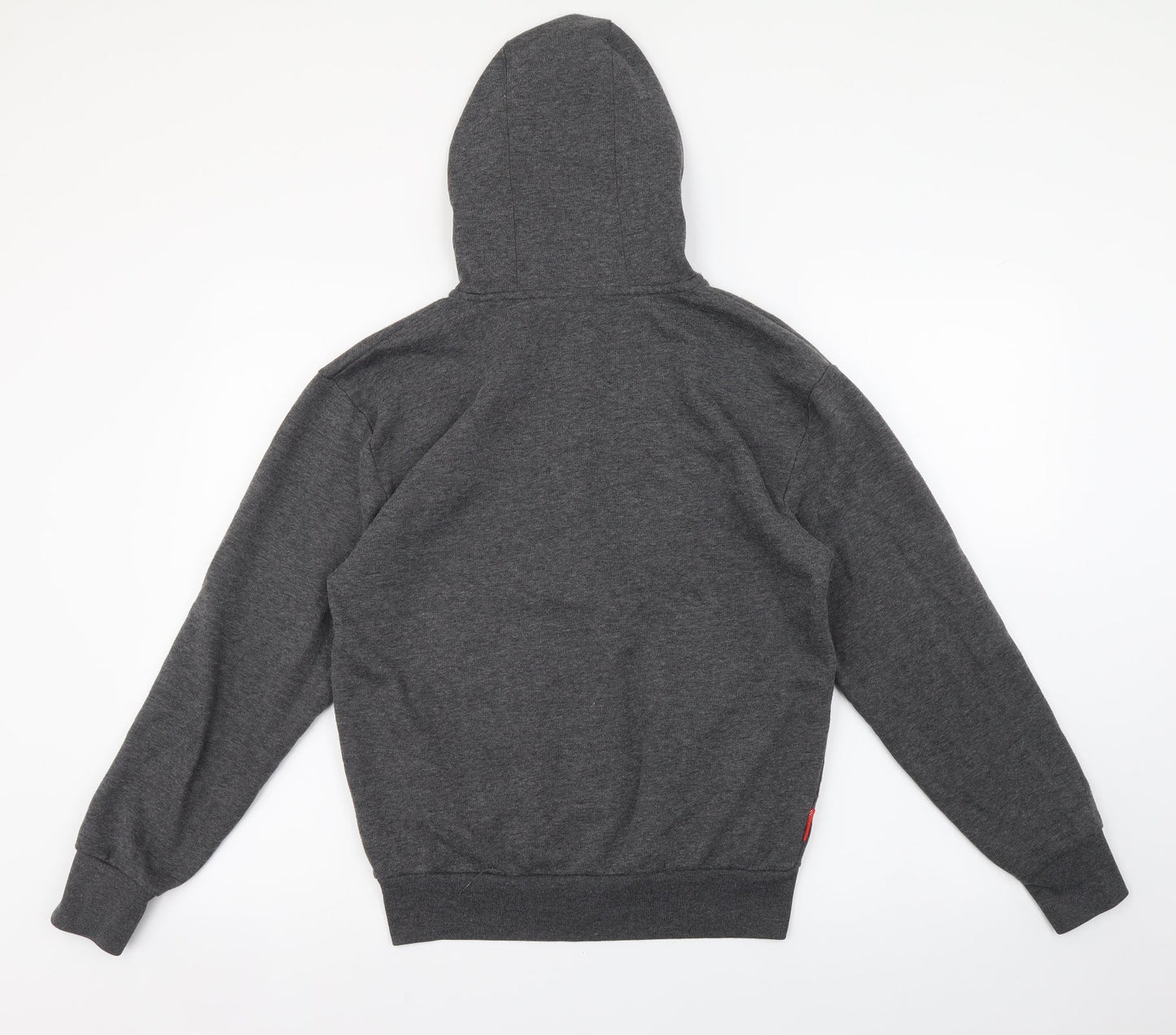 Slazenger Mens Grey Polyester Full Zip Hoodie Size XS