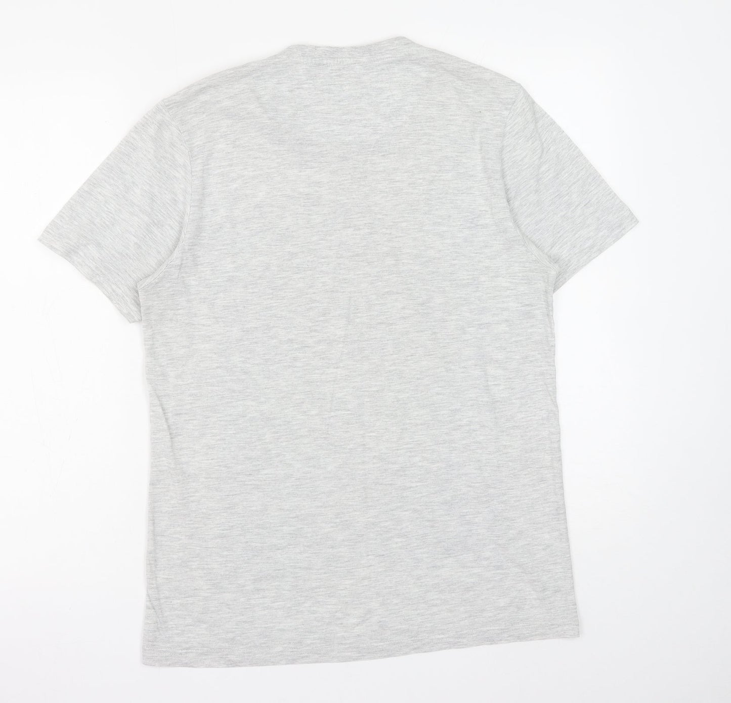 Burton Mens Grey Cotton T-Shirt Size S Round Neck - New York City