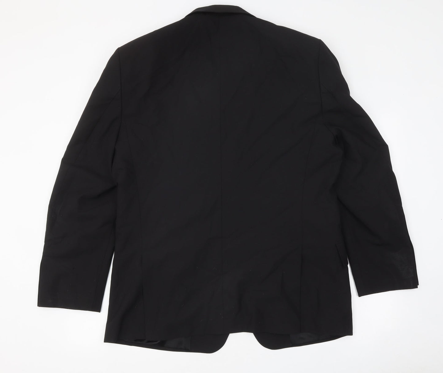 Incopatewear Mens Black Polyester Jacket Suit Jacket Size 42