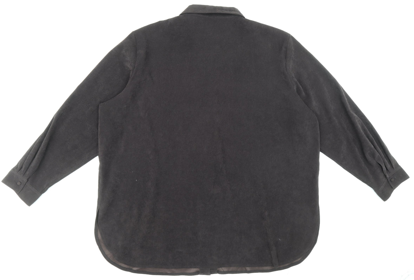 ELVI Womens Brown Polyester Basic Button-Up Size 26 Collared