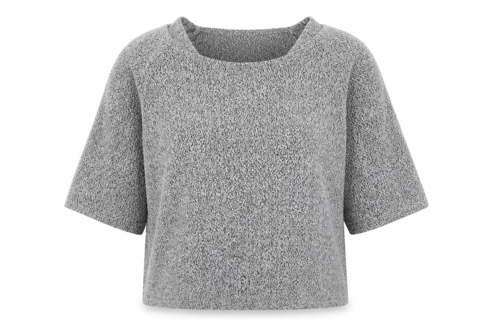 New Look Womens Grey Round Neck Viscose Pullover Jumper Size 12