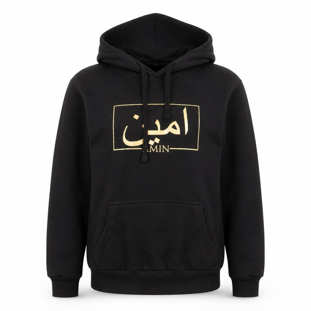 Famona Womens Black Cotton Pullover Hoodie Size XS Pullover