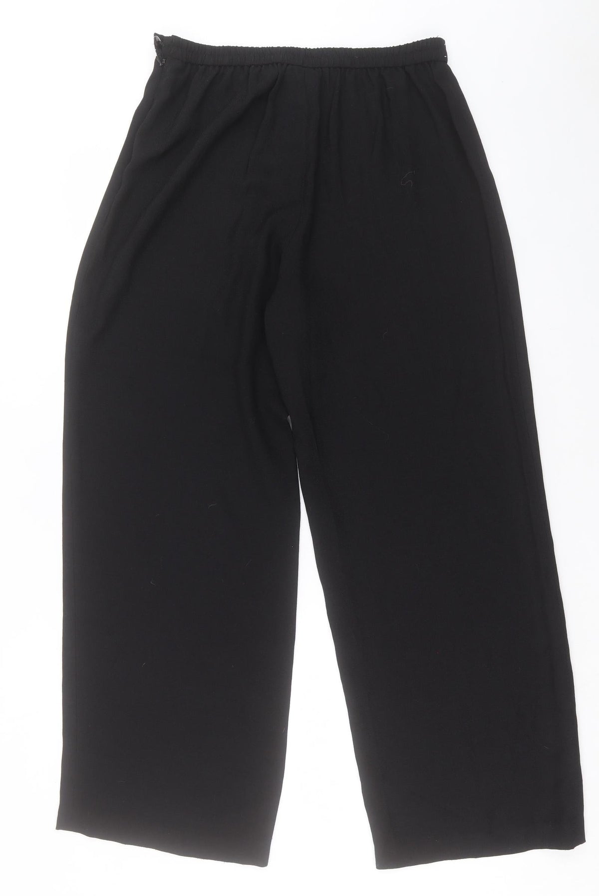 Roman Womens Black Polyester Trousers Size 14 Regular Zip
