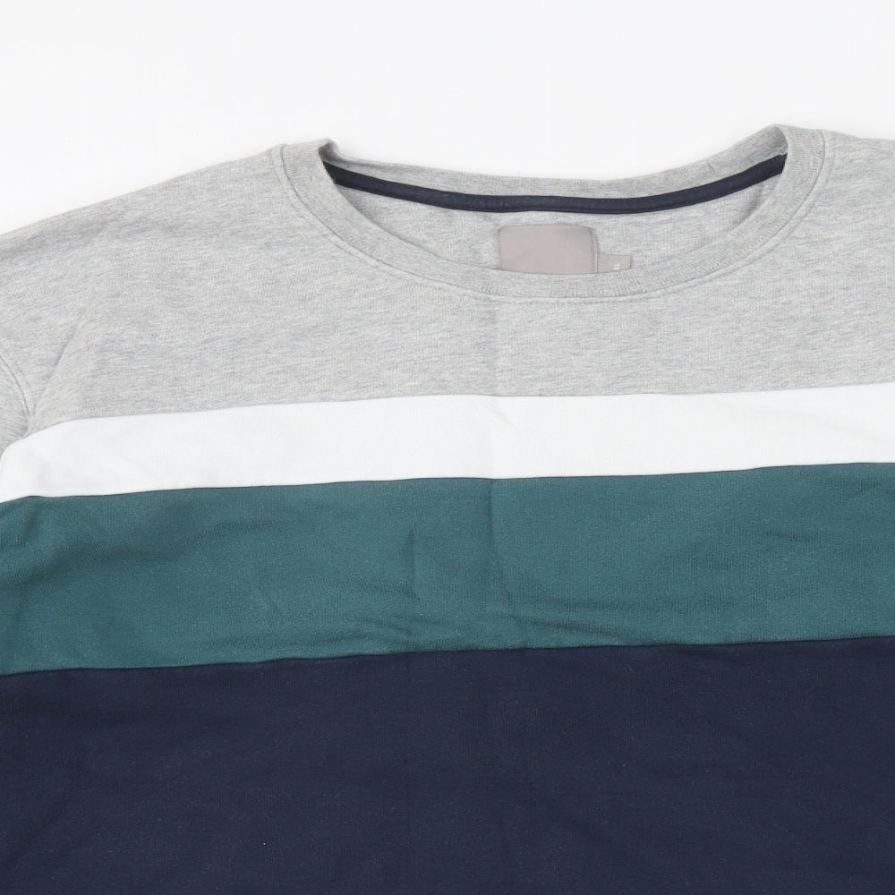 A-Frame Mens Grey Cotton Pullover Sweatshirt Size XL