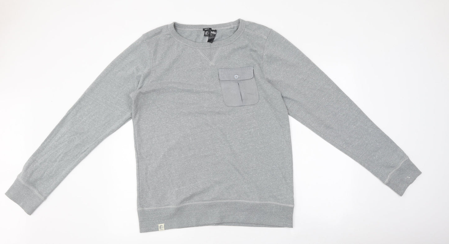 O'Neal Womens Grey Cotton Pullover Sweatshirt Size M Pullover