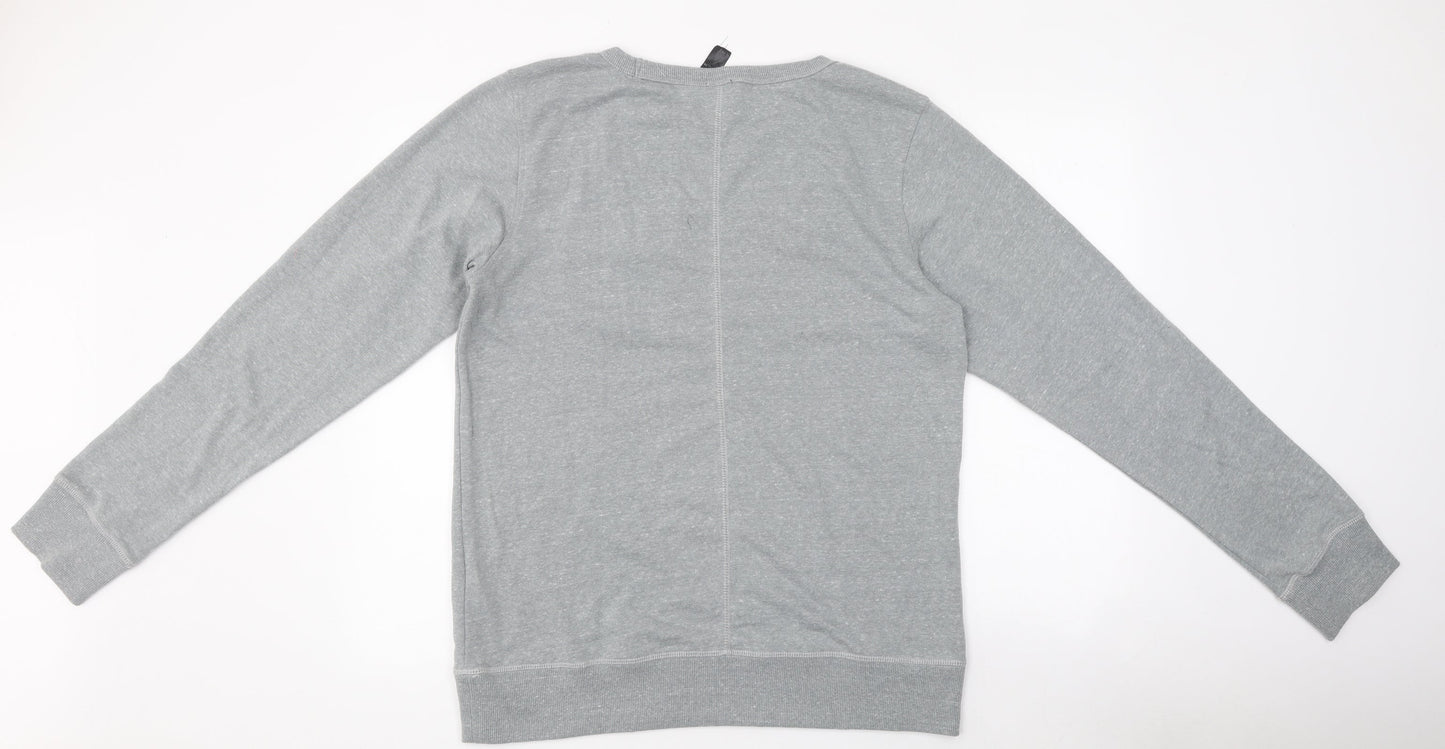O'Neal Womens Grey Cotton Pullover Sweatshirt Size M Pullover