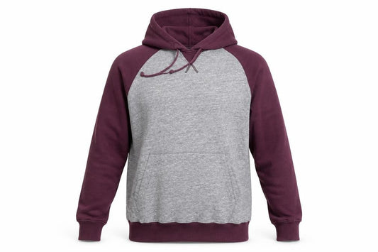 Easy Mens Pink Cotton Pullover Hoodie Size S