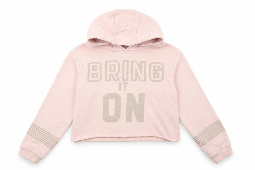 YD Girls Multicoloured 100% Cotton Pullover Hoodie Size 11-12 Years Pullover - Bring it on