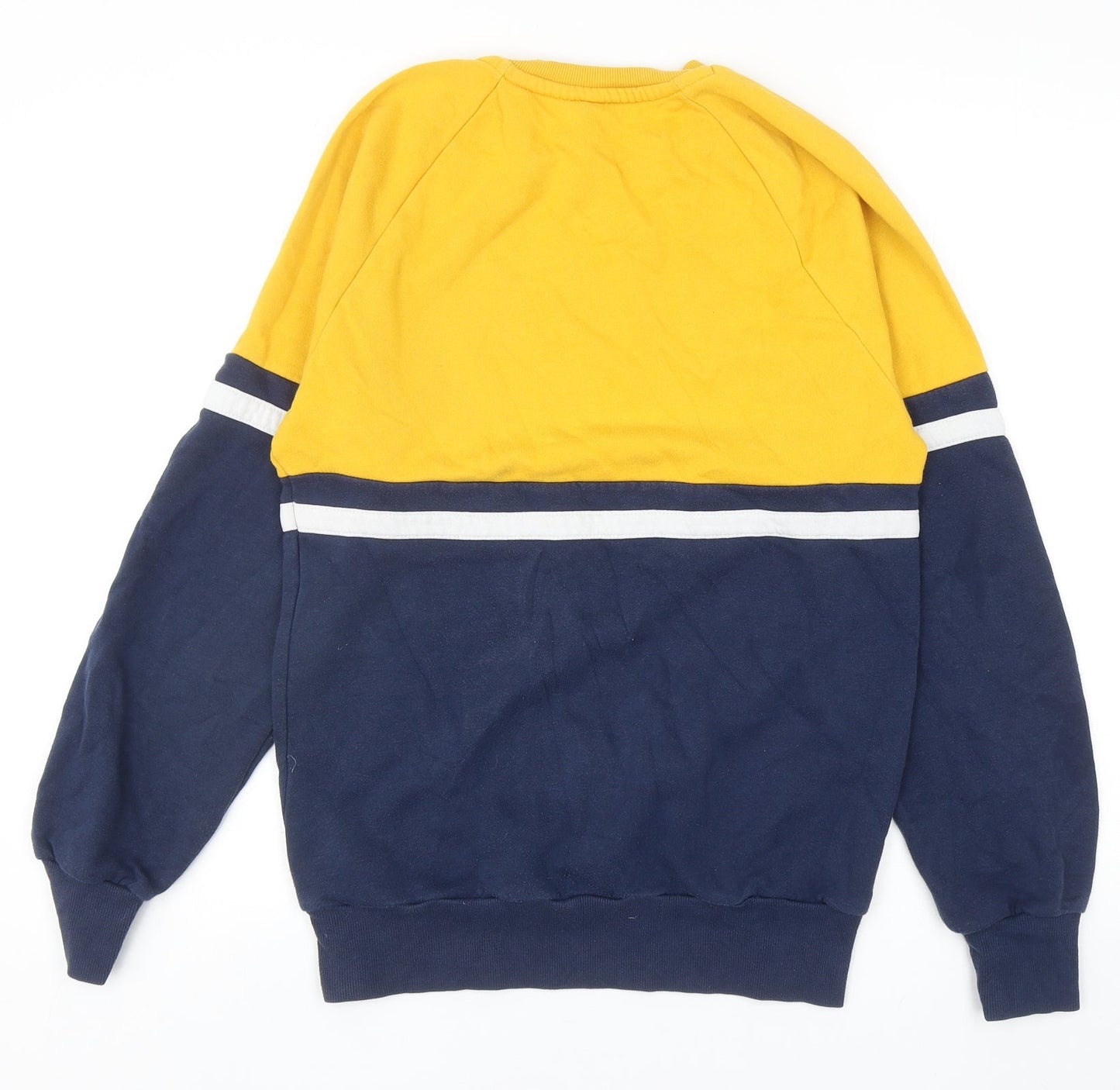 Divided by H&M Mens Multicoloured Polyester Pullover Sweatshirt Size XS