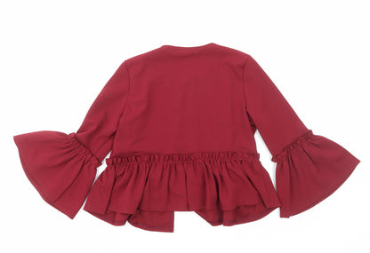 Cameo Rose Womens Red Jacket Size 10
