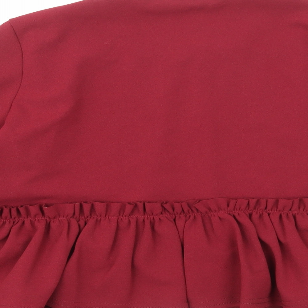 Cameo Rose Womens Red Jacket Size 10