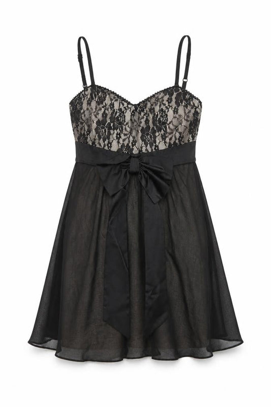 Miso Womens Black Polyester Slip Dress Size 10 Sweetheart Pullover