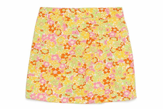 Marks & Spencer Womens Multicoloured Floral Polyester Mini Skirt Size 26 in