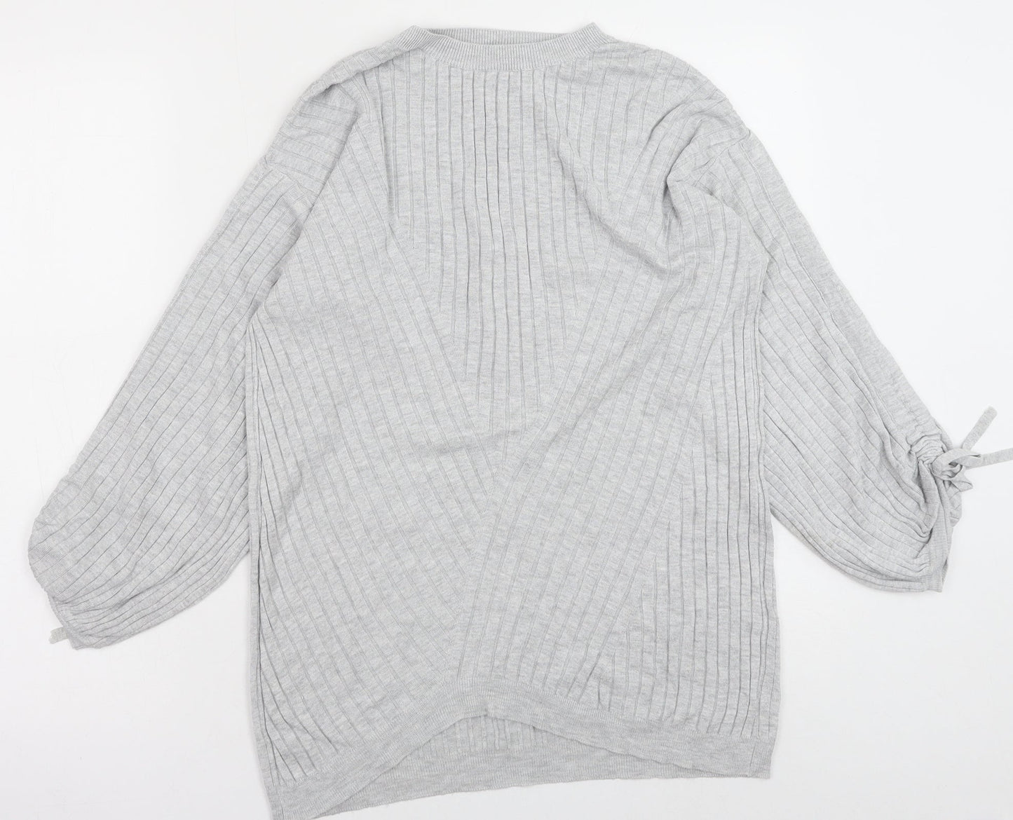 F&F Womens Grey Polyester Pullover Sweatshirt Size 12 Pullover
