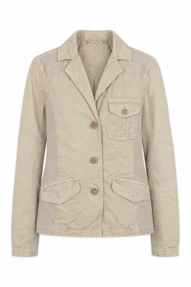 Timberland Womens Beige Jacket Size 8 Button